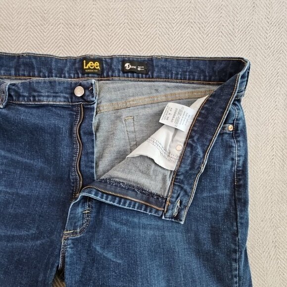 Lee Jeans Men's 42x36 Classic Fit Straight Leg 2006840 Sgene Stretch Fit EUC - Picture 10 of 14